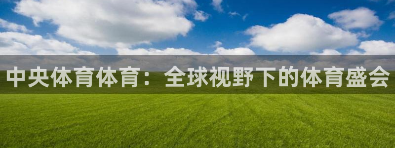 178体育直播官网：中央体育体育：全球视野下的体育盛会